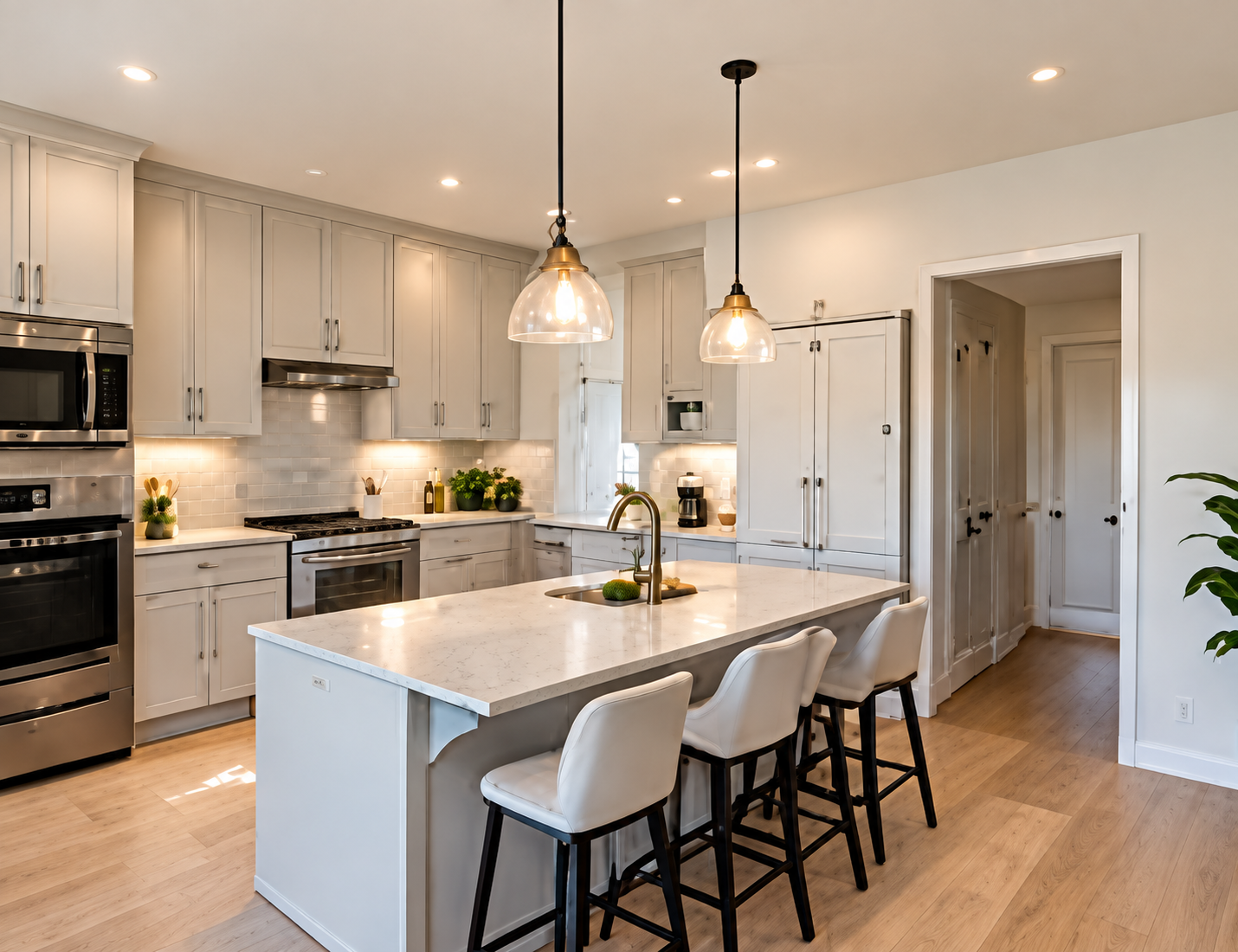 Rooms in Hollins Market shared kitchen design mockup